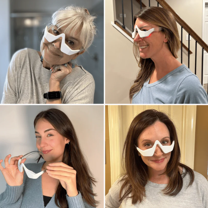Revitalizador de ojeras® 2 en 1: Terapia de Luz Roja + EMS para Eliminar las Bolsas de los Ojos